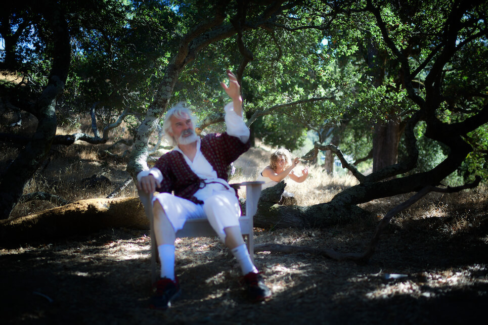 We Players King Fool, San Anselmo backyard