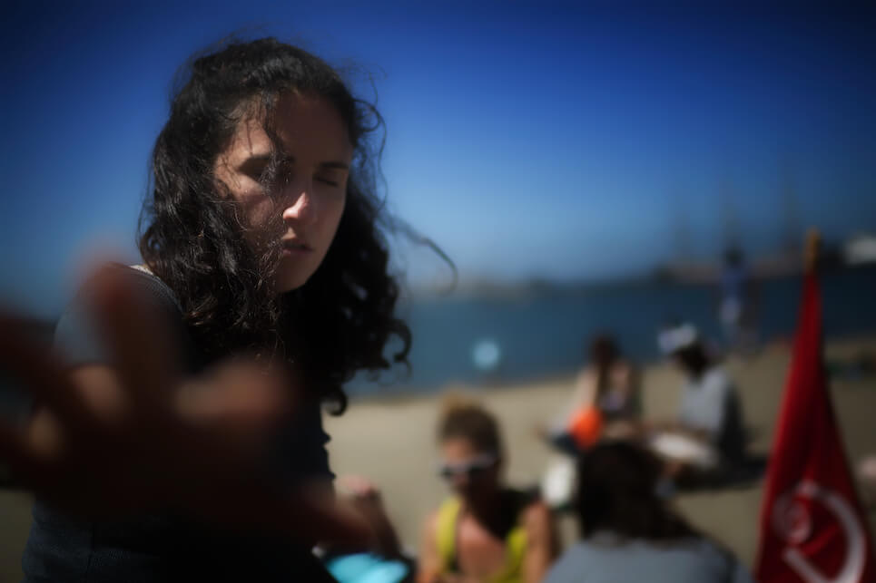 We Players Trio Happening, Maria Leigh, We Players, Trio Happening. Aquatic Park, San Francisco, site integrated theatre, maritime, performance