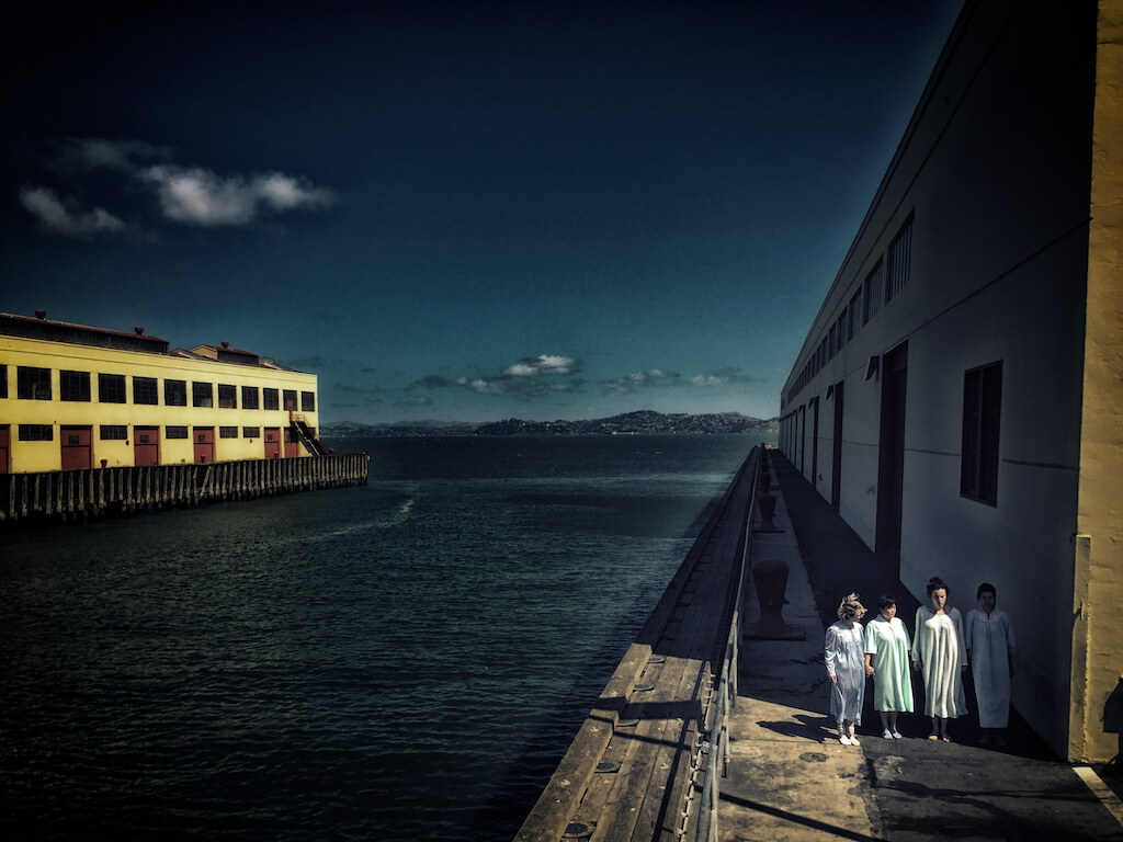 Fort Mason Performance Art, Fort Mason, site specific, Nathalie Brilliant, San Francisco Art Institute