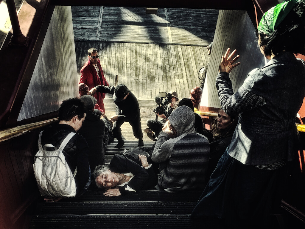 Inkboat, Anna Halprin, Rituals, dance, Hyde Street Pier, San Francisco Maritime, site specific, bay area, Eureka, 95 Rituals for Anna Halprin