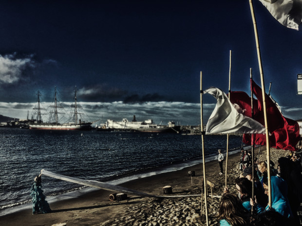 Inkboat, Anna Halprin, Rituals, dance, Hyde Street Pier, San Francisco Maritime, site specific theater, site specific dance, Immersive Theater, Environmental Theater