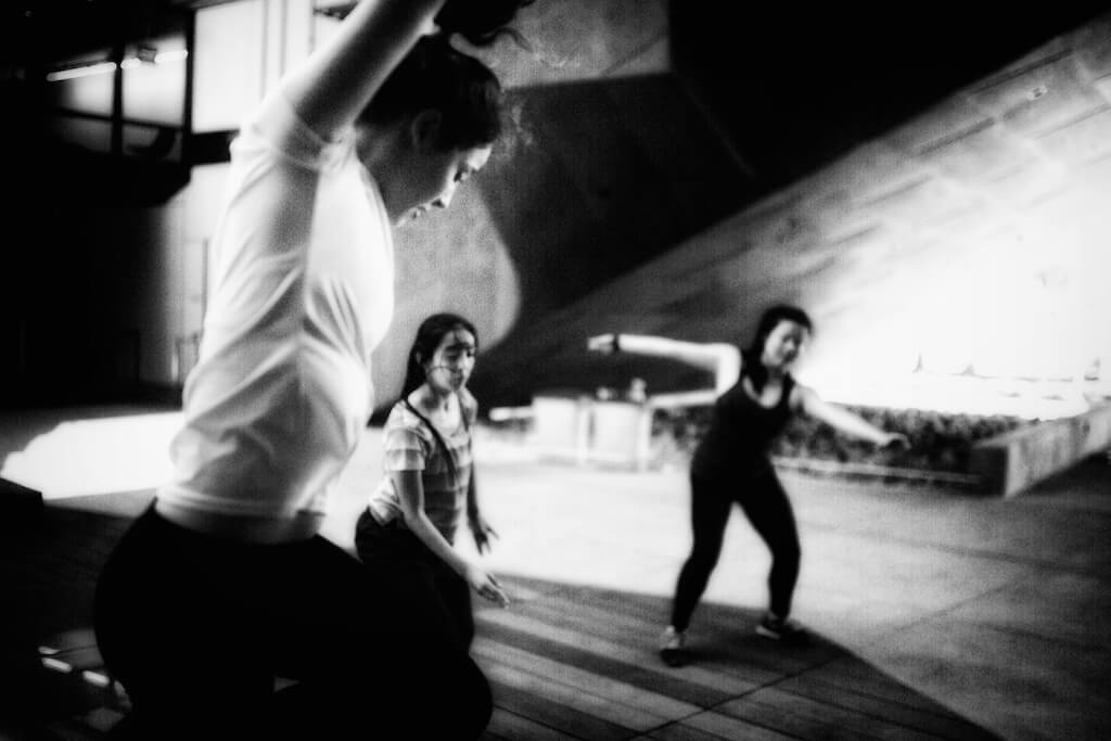 site specific dance, dance, McMurty Art Building, Stanford, Aleta Hayes, Chocolate Heads