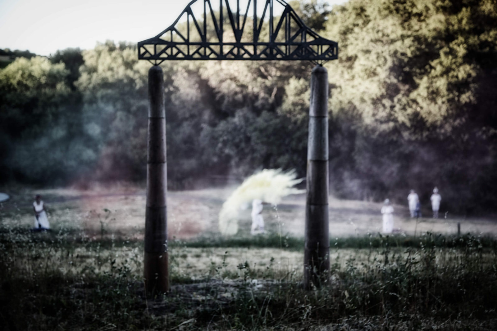 Desirée Holman, Sophont in Action, performance art, documentation, photography, di rosa, gallery, nature, site specific, dance,