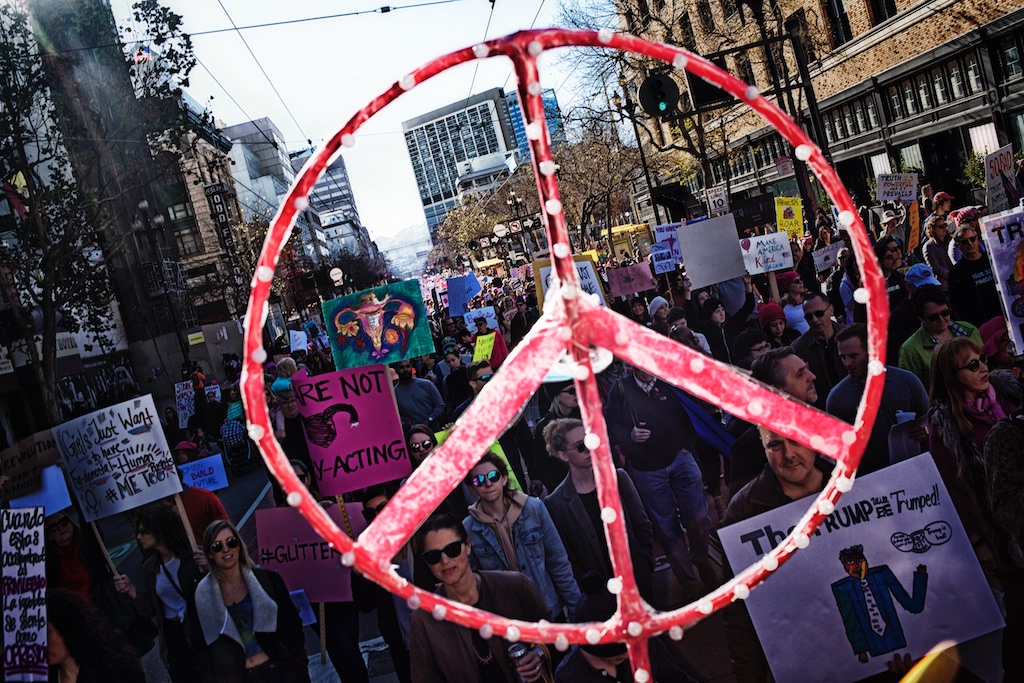 Womens March, San Francisco, 2018, Donal J. Trump. photography, documentation, resistance, government shutdown, photojournalism, Leica