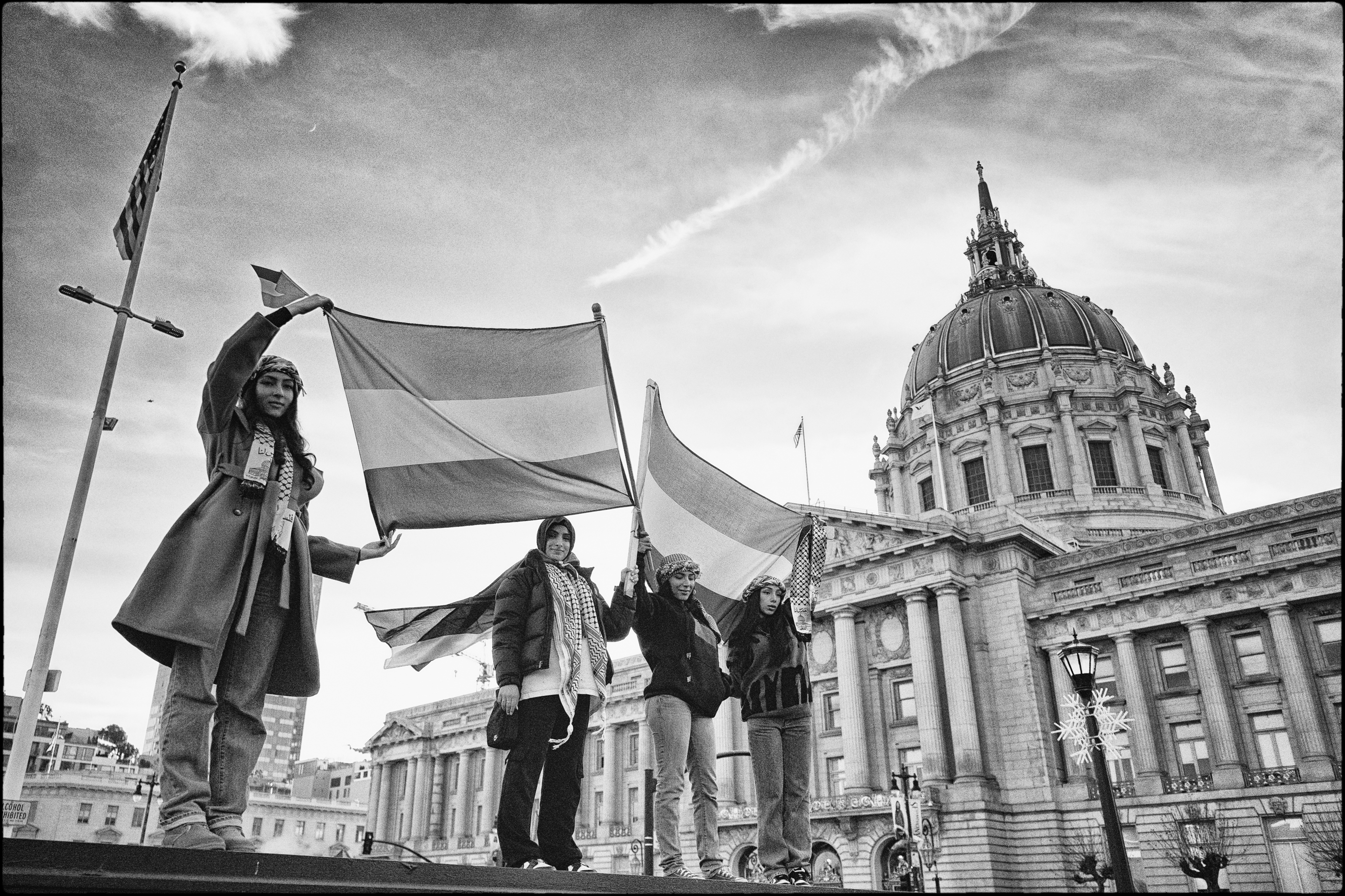 San Francisco City Hall, Gaza Protest
