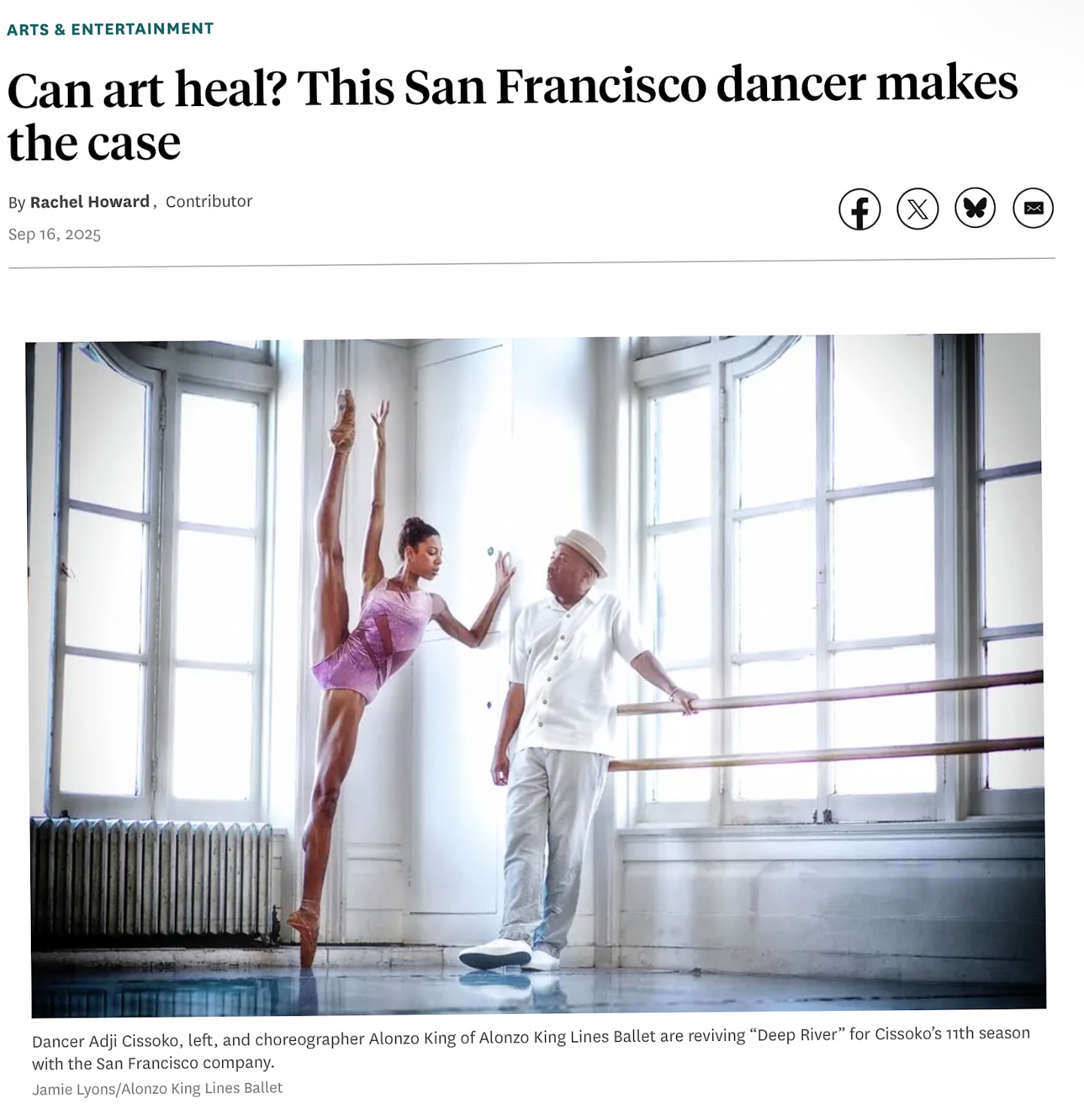 Alonzo King, Adji Cissoko,dance photography meditation, capturing artistic presence photography, Alonzo King LINES Ballet photographer, ephemeral beauty in photography